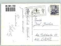 8523 Deutschlandsberg 1973 Foto AK Burg Kirche