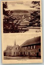78187 W7716 Geisingen , Baden - Gasthaus zum Adler Bahnpost Konstanz-Freiburg Zug 1414