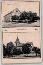 03238 O7980 Finsterwalde 1918 - Gohra Gasthaus zum heiteren Blick Dorfkirche