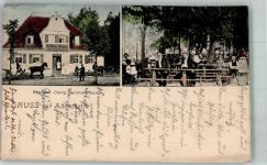 86529 W8898 Altenfurt 1908 - Gasthaus Diana Fahrrad Kutsche Gartenwirtschaft