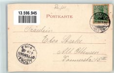 23860 W2061 Klein Wesenberg 1900 - Dorfkirche