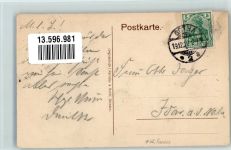 99867 O5800 Gotha , Thür 1912 - Schützenberg Kleiner Einriss