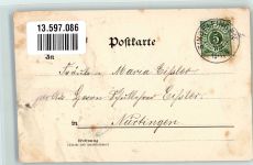 71063 W7032 Sindelfingen 1899 - Marktbrunnen Herzog Ulrich-Denkmal Rathaus Planiestrasse
