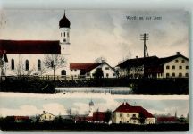 85457 W8059 Wörth , Kr Erding - Dorfkirche St. Petrus Wehr