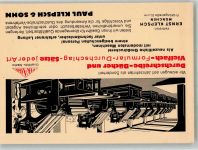 O8500 Bischofswerda Werbung Maschinenstempel Klepsch & Sohn Großdruckerei Druckerei 1931