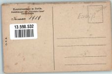 1919 Gebrauchsspuren Zerstörungen im Vorwärts Haus - Einriß