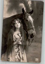 Mädchen mit Pferd 60876/1 Amag 1917