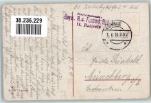 Militär Humor WSBS No. 5469 K.D. Feldpost Bayer. Res. Fussart. Rgt. 3 11. Batterie Hoffmann, Ad. 1918 Künstlerkarte