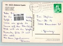 sign. Gurlitt Ekkeheart Freiheit in Seenot Ibiza Erotik Surrealismus Künstlerkarte