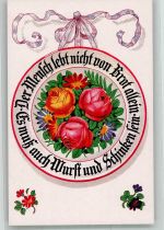 Spruch Serie Bauernteller AHF Nr. 255 Porzellan