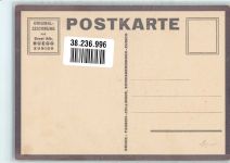 sign. Ruegg Ernst Alb. In den Bergen Gedicht Ziege Künstlerkarte
