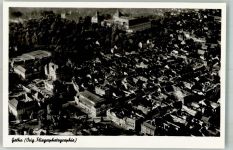 99867 O5800 Gotha , Thür 1939 Foto AK Fliegeraufnahme des Ortes mit Schloss Friedenstein