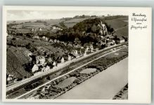 97453 W8722 Mainberg 1940 Foto AK Fliegeraufnahme des Ortes mit Schloss Mainberg