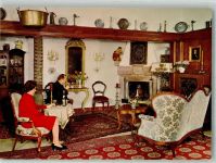 56856 W5583 Zell Mosel Foto AK Altes kurfürstliches Schloss Weinstuben und Hotel Salon