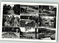 29683 W3032 Fallingbostel - Lönsdenkmal Schwimmbad Kirche