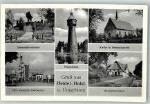25746 W2240 Heide , Holst - Wasserturm DEA Deutsche Erdölwerke