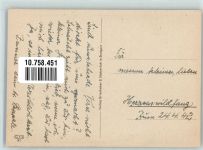 Landser verabschiedet sich vor dem Stadttor von seiner Liebsten Soldatenliebe WK II 1942 Künstlerkarte