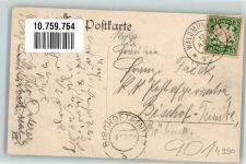 93449 W8494 Waldmünchen 1909 - Panorama des Ortes mit Stadtpfarrkirche St. Stephan