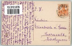 01705 O8210 Deuben 1917 Foto AK Krankenhaus Kirche Krönerrstift