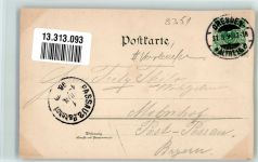 O8320 Bad Schandau Vorläufer Gasthaus zum Kuhstall Sächsiche Schweiz Vorläufer 1896 Lithographie