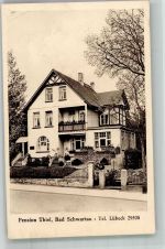 23611 W2407 Bad Schwartau 1949 Foto AK Pension Thiel