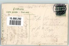 W7500 Karlsruhe , Baden Goldene Hochzeit des Großherzogpaares Golddruck Adel Baden 1906 Prägedruck