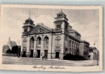 Bromberg Bydgoszcz 1916 Foto AK Stadttheater Feldpost WK I