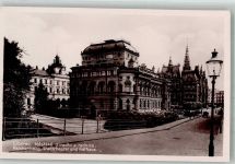 Liberec Reichenberg i. Böhmen Foto AK Rathaus Stadttheater