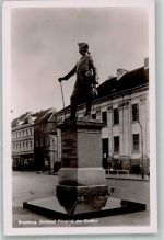 Bromberg Bydgoszcz 1942 Foto AK Feldpost WK II Denkmal Friedrich der Große