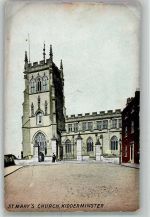 Birmingham Foto AK Kirche St. Mary Kidderminster