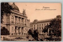 Opava Troppau 1913 Foto AK Museum Lehrerbildungsanstalt