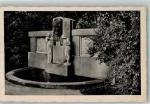 Frantiskovy Lazne Franzensbad Foto AK Denkmal Goeht-Brunnen