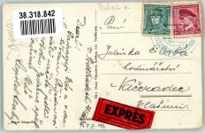 Podebrady Bad Podiebrad 1936 - Auto Denkmal Express