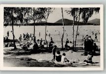 Doksy Hirschberg 1940 Foto AK Schwimmbad