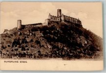 Bezdez Schlossbösig Foto AK Burg Ruine Bösig