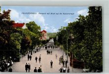 Frantiskovy Lazne Franzensbad Foto AK Kurpark Kaiserstrasse
