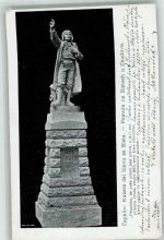 Zlin Gottwaldov 1907 Foto AK Denkmal Pomnik na Blatech u Zbudova