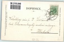 Zlin Gottwaldov 1907 Foto AK Denkmal Pomnik na Blatech u Zbudova