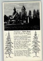 Brückenberg Karpacz Gorny Foto AK Kirche Wang