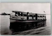 Brazzaville Foto AK Motorboot Vedette sur le congo