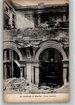 98100 Messina Foto AK Katastrophe Postamt Trümmer