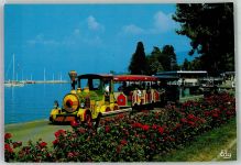74500 Evian-les-Bains Foto AK Kleinbahn Lac Leman
