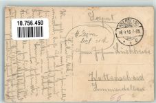 S.M.S. Kaiser m. Reichskriegsflagge Schlachtschiff Leim lößt sich Marine 1916 Gebrauchsspuren