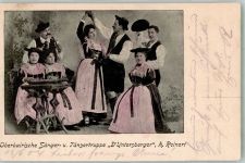 Oberbayrische Sänger- u. Tänzertruppe D`Untersberger A. Reinert Zither 1904