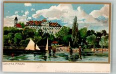 W7750 Konstanz Zieher Ottmar Schloss Mainau Künstlerpostkarte No. 2191 Dep. No. 460 Diemer, Z. Künstlerkarte