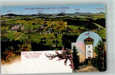 02736 O8701 Beiersdorf b Löbau 1914 Künstlerkarte Blick über Beiersdorf nach Süd u. Süd Ost