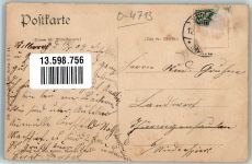 06547 O4713 Stolberg Harz 1907 - Niedergasse