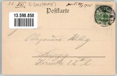 99198 O5101 Mönchenholzhausen 1905 - Dorfstrasse Kirche Gasthaus zur grünen Linde
