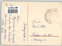 W2000 Hamburg Turnfest 1953 Sonderstempel