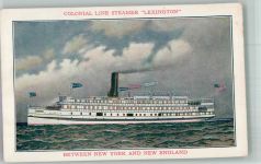 Colonial Line Steamer Lexington between New York und New England Seebäderschiff